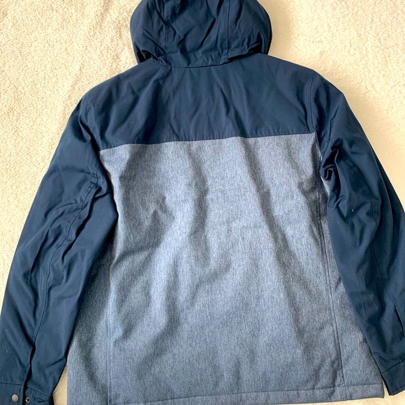 NWT Levi’s Denim Zip Windshield Puff Hoodie Jacket Blue XL - Picture 5 of 10